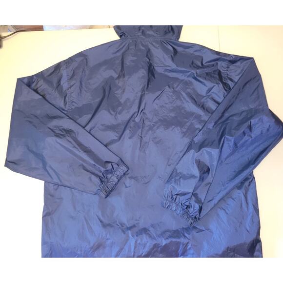 Vintage Old Navy Spell Out Anorak Style Jacket Men’s S Nylon Windbreaker Hooded - Picture 16 of 16